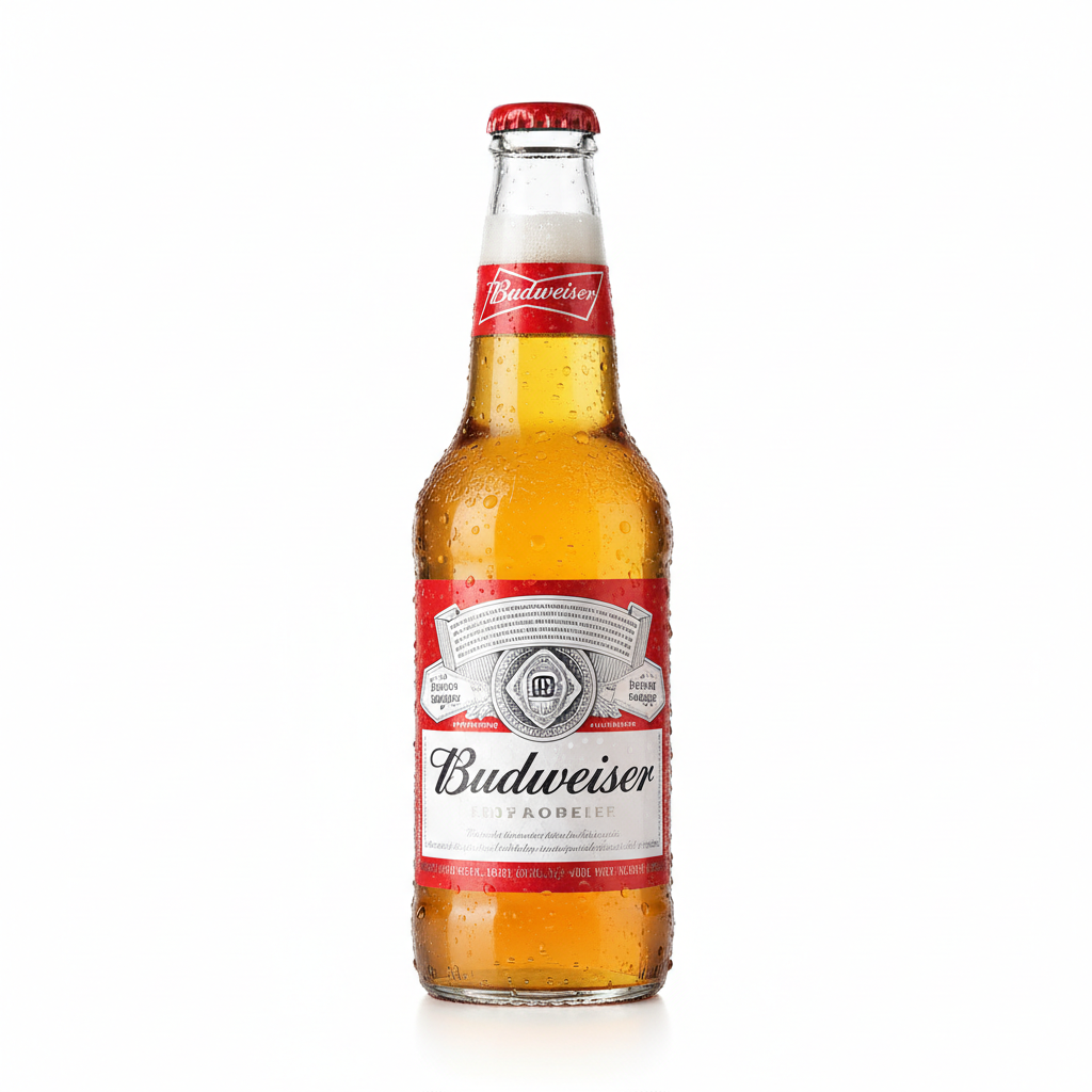 Cerveja budweiser garrafa 600ml
